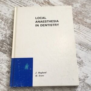 Local Anaesthesia in Dentistry Vintage Book Hardcover 1978